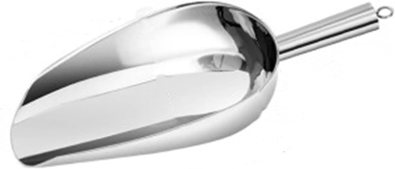アイススコップ ステンレススチールフードシャベルアイスシャベルドライフルーツシャベル (色 : Silver, Size : One