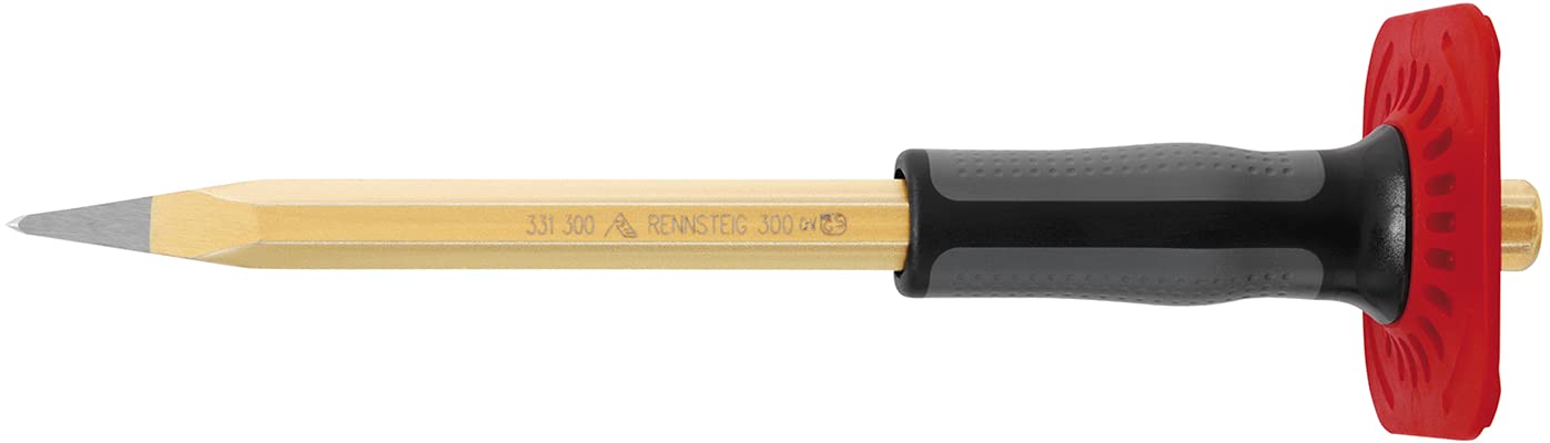 Pointed Chisel with Hand Guard 300 mm in Accordance with DIN 7256