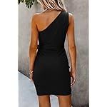 PRETTYGARDEN-Womens-Summer-Fashion-2023-One-Shoulder-Ruched-Bodycon-Dresses-Sexy-Fitted-Cocktail-Party-Mini-Dress