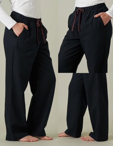 Image of LAPASA Women's Flannel Pajama Pants with Pockets & Drawstring L74