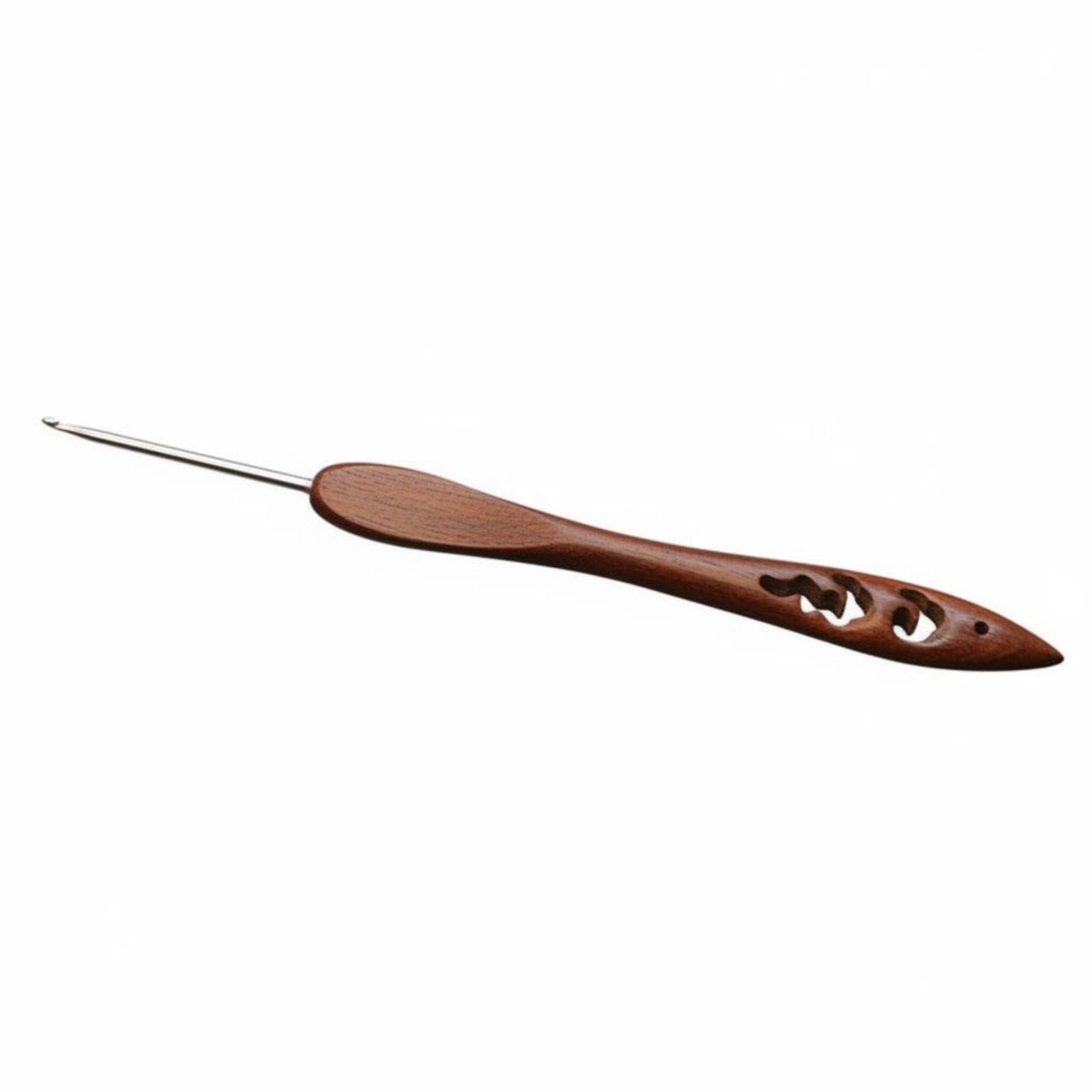 SNAPPSY Wooden Handle Crochet Hook Finely Polished Rosewood Crochet Hook Sturdy Handmade Knitting Tool for Knitter S, Hobbyists, Home Crafting, Leisure Time 1.8MM Null Yunsuo Red-image-47