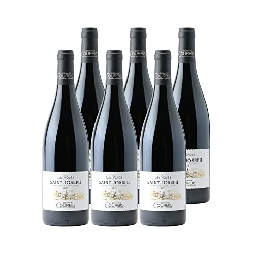 Saint-Joseph Les Royes Rouge 2019 - Domaine Courbis - Vin AOC Rouge de la Vallée du Rhône - Lot de 6x75cl - Cépage Syrah Cover