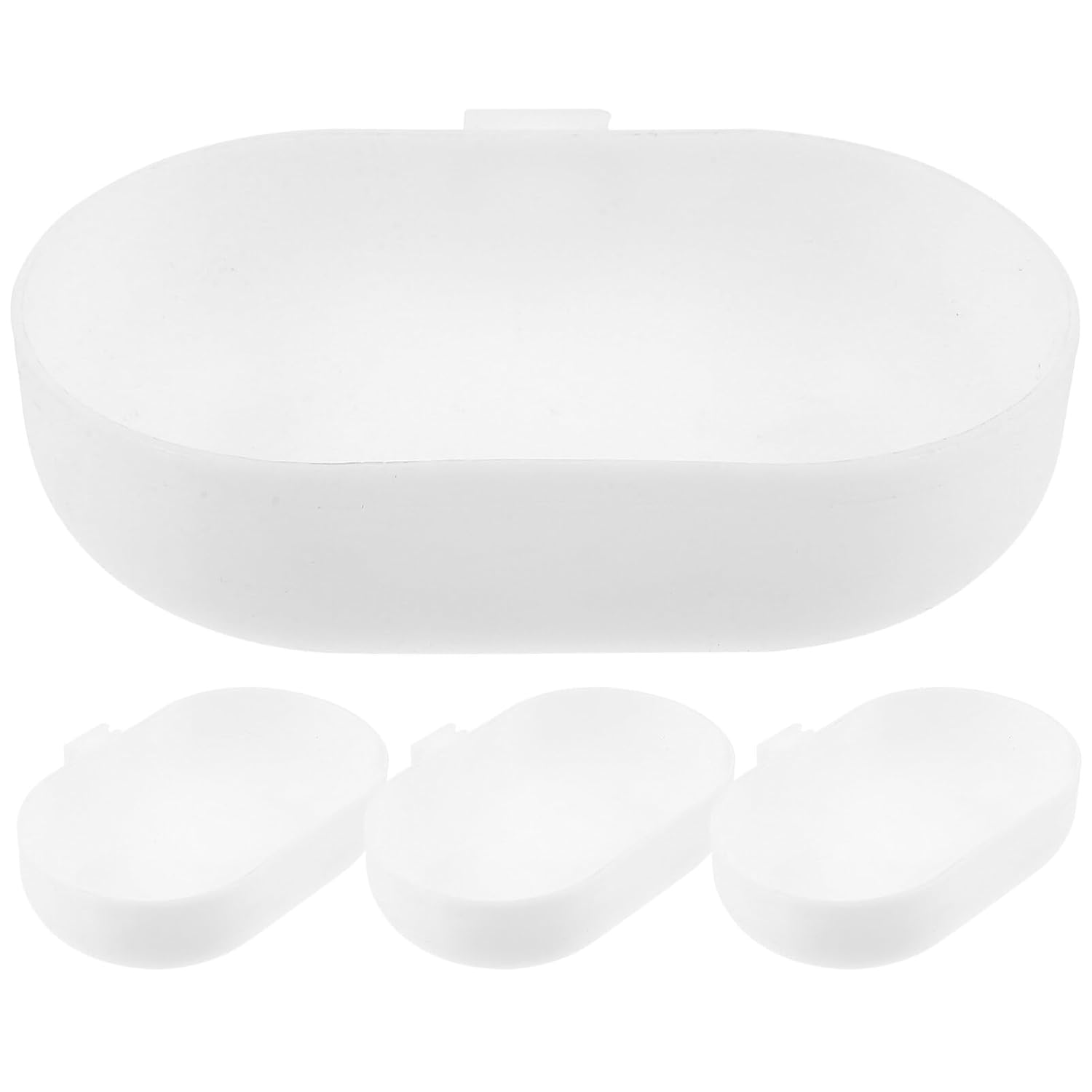 Yardwe 5pcs Bird Bath Basin for Parakeets Easy to Shower Box Smooth Edges Multi-Functional Bathing Tub for Pet Birds for Indoor Use Safe and Practical Accessory