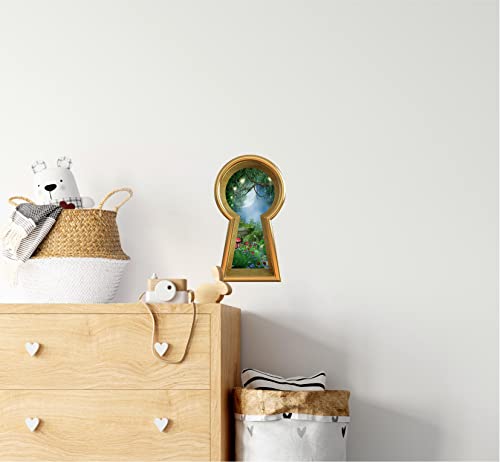 Vinilo decorativo infantil llave encantada 16 pulgadas miniatura 4