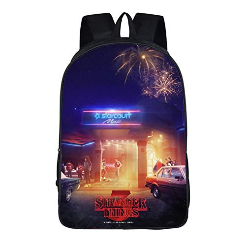 Mochila Stranger Things Mujer  Season 3 Escolar de Impresión 3D Unisex Students School