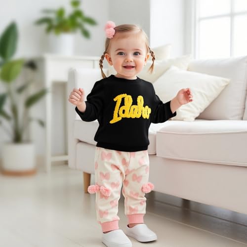 Football Outfit for Baby Boy Girl Teamname Sweatshirt Shirt Embroidery Crew Neck Top Infant Toddler Football Clothes3