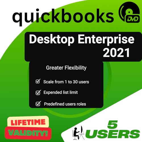 Quick - Books Enterprise 2021 | 5 User's | Physical