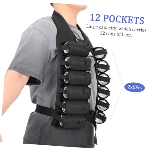 Ceinture porte-boissons légère et résistante OUNONA à 12 compartiments - 3