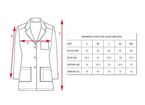 Image of Women's Polycotton Full Sleeves Lab Coat Apron