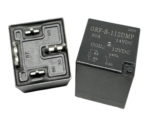 Relé V7EA-12V-80A de alta capacidad con 4 pines para proteger circuitos