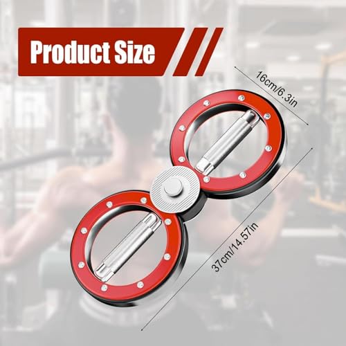 Máquina de rotación ajustable, equipo de entrenamiento de cuerpo completo de 360 grados con agarre giratorio y entrenador de antebrazo para fitness en casa y entrenamiento de fuerza