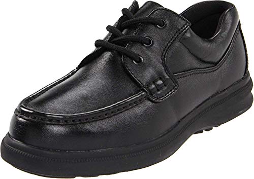 Hush Puppies Men's Gus Oxford,Black Leather, 8