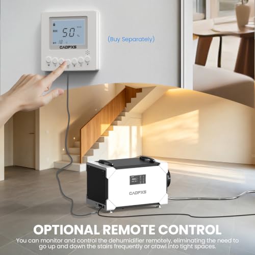 Image of CADPXS Commercial Dehumidifier with Drain Hose for Crawl Spaces