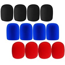 Windproof cover for mic:the cover has a good protective effect, can reduce wind noise and block saliva, and other impurities,Covers for Microphone Windscreen cover mic:the material is safe and light, which is wear resistance and practical for the lon...