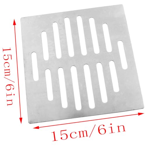 Cubierta de Colador para Drenaje de Piso de Acero Inoxidable 6 pulg miniatura 2