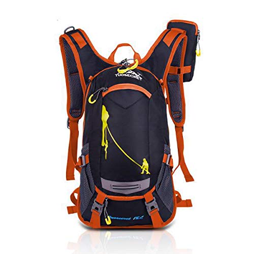 18L Cover Waterproof Breathable Cycling Bicycle Shoulder Backpack Orange-Sporting Goods-Outdoor Sports-Camping & Hiking-Hiking Backpacks-Hydration Packs- 1 Cycling Backpack-image-11