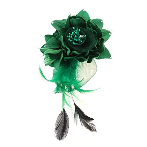 Lurrose Broches Plumas Flores Broches corpiño Broche