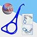 Clear aligner removal tool-invisible removable braces, invisible aligner remover-aligner remover-fixer remover (dark blue 8pcs)