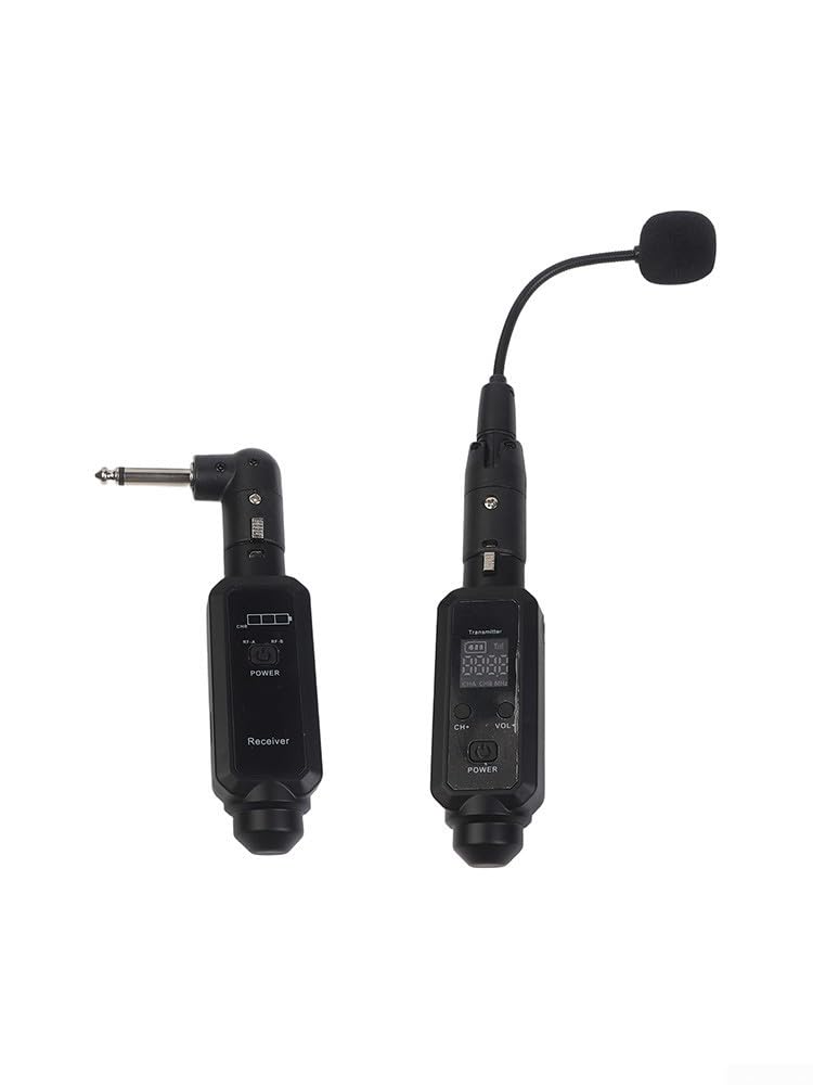 Wiederaufladbares Instrumenten-Mikrofon-Set, 6–8 Stunden Akkulaufzeit, wiederaufladbar (1-in-1)