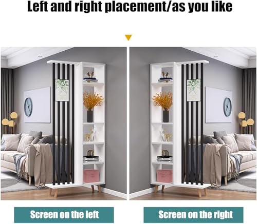 Image of MKH KRAFTS Hand Carved Wooden Room Divider & Partition Panel Decorative Room Separator Open Divider for Living Room Kitchen Office (Iron-RODES)