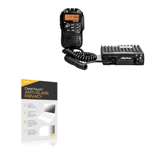 BoxWave Screen Protector Compatible with Anytone AT-778 - ClearTouch Anti-Glare Privacy (2-Pack), Privacy Screen Protector Flexible Film Anti-Glare