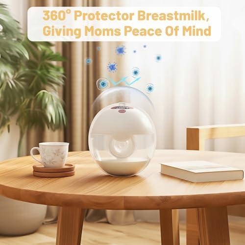 Image of 6Pcs Silicone Spout Cap Compatible with Momcozy M5 Wearable Breastpump, Dustproof, Keep Clean, Prevents Leaks from The Top, Fit for M5 Breast Pump Parts, White 6Pack