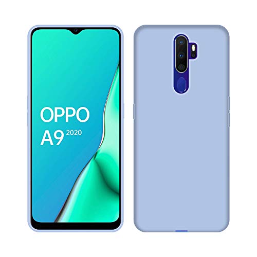 Image of Case Creation Luxurious OG Series for A9 2020 Case Cover,Anti-Dirty Slim Case Frosted Matte Cute Candy TPU Raised Bezel (Splash of Color) Back Cover for Oppo A9 2020 -Light Purple