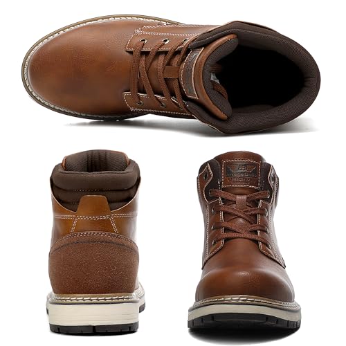Image of ARRIGO BELLO Mens Winter Boots Snow Shoes Casual Booties US Size 8-12 | Warm Fur Lined,Mesh Lined,Non-slip,Breathable,Durable,Outdoor,Ankle Boot,Comfortable,Removable Insole