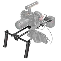 SMALLRIG Camera Shoulder Rig Basic Schulterset für DSLRs und spiegellose Kamera-Rig, Schulter-Rig mit Universal-Grundplatte - 2896C