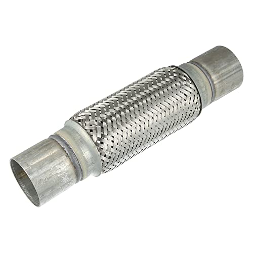 X AUTOHAUX Voiture Échappement Flex Tuyau avec Soudure Extension Tuyau 60 mm x 300 mm