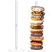 TOOLSURE Acrylic Donut Stands 15 inch,Clear Donut Display Holder for Party Supplies (2pack)