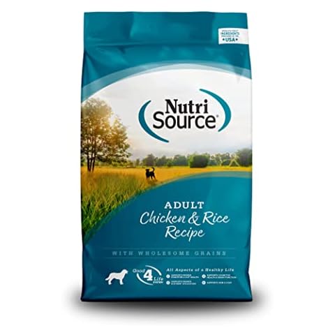 NutriSource Adult Dry Dog Food, Chicken and Rice, 26LB Cover