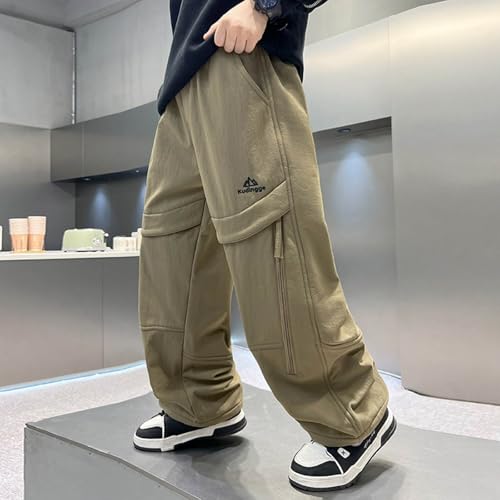 Pantalones cargo niño para juegos en el exterior y senderismo de otoño 7