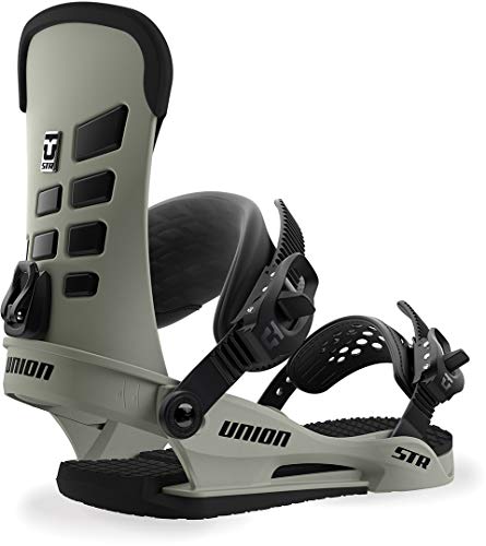 Union Attacchi Snowboard Str Stone (L, Grigio)