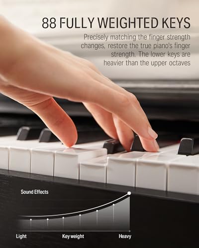 88-Key Digital Piano with Weighted Action
