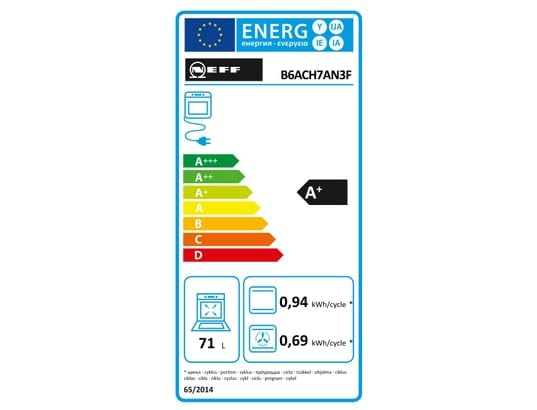 Four Intégrable Multifonction 71l 60cm Pyrolyse + Hydrolyse Noir/inox - B6ACH7AN3F