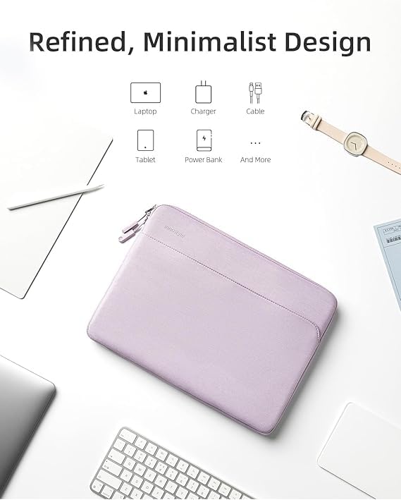 Image of innostyle OmniProtect Slim Laptop Sleeve, Lavender, 13inch