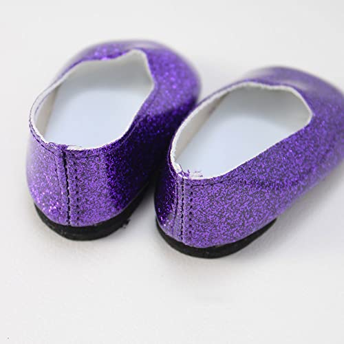Fundolls FAIRYDOLLS-SHOES-10 PAIRS GLITTE 10-Pairs 18-Inch Doll Shoes Set thumb #6