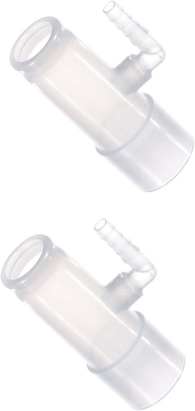 CPAP Oxygen Enrichment Adapter for CPAP Hose Tube, 2/pkg.