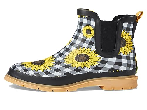 Image of Western Chief Women's Waterproof Pull-On Chelsea Rain Boot with Fun Prints | Ladies slip-on ankle boots with rubber sole, cushioned EVA insole, built for wet days and styled for any occasion