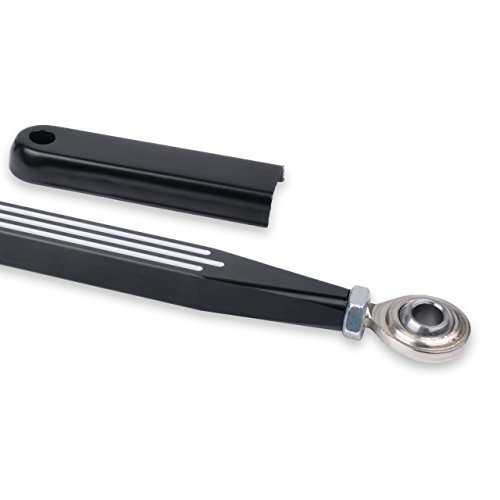 TUINCYN Shift Linkage Lever with Skull Stripe for Harley Davidson ElectraSoftail Road King (1980-2019) Black Motorcycle Gear Lever