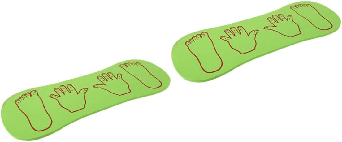 2Pcs Balanced Boards EVA Training for Hand-foot Coordination Exercise Non-slip Plaything for Indoor Outdoor Sensory Development