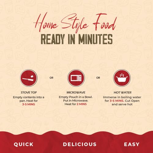 Chokhi Dhani Ready to Eat Veg Biryani, Just Heat and Eat, Microwavable, (Pack of 2, 250g each)