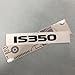 1pc Fits for 2014-2024 is 350 IS350 Rear Trunk Badge Logo Emblem Nameplate (Gloss Black)