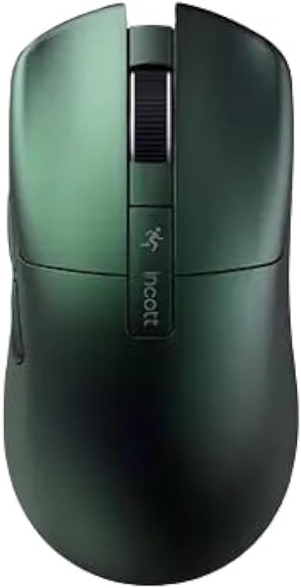 Ironcat Incott Hpc01m Mouse Bluetooth Mute 2.4G Wireless Tri-Mode Wired E-Sports Gaming Lightweight Mice For Computer Pc Office (Green)