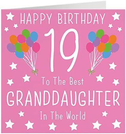 Hunts England Grandma 75th Birthday Card - Happy Birthday - 75 - To The Best Grandma In The World - Lots Of Love - Iconic Collection