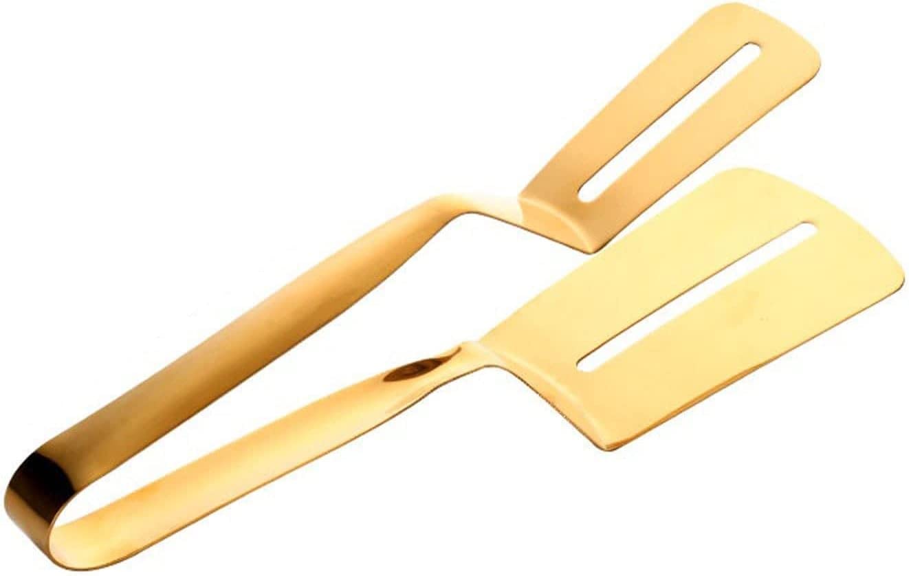 Pinzas para Servir， Pinzas de Acero Inoxidable for Barbacoa, Pala for filetes fritos, Pala for Pescado Frito, Pinza for Pan, Pinza for Carne de Cocina, alicates for Utensilios