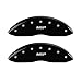 MGP 34207FMGPBK Caliper Covers-Gloss Black, Front Only: MGP Logo