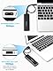 Aluminum M.2 NVMe SATA SSD Gehäuse RSHTECH M.2 NVMe USB Adapter RTL9210B chip unterstützt USB 3.1 Gen 2 10Gbps PCIe und SATA M-Key(B+M Key), UASP Trim, Werkzeuglos, Typ C & Typ A Kabel, RSH-329