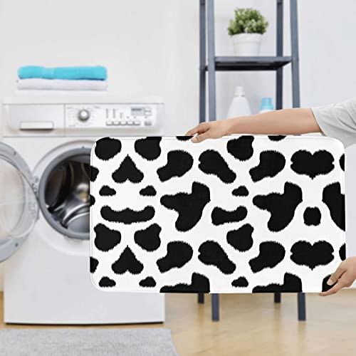 Badematten-Set mit Leopardenmuster, 3-teilig, inkl. Konturteppich und WC-Deckelbezug, Schwarz – Bild 8